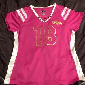 Pink Denver Broncos Peyton Manning Jersey